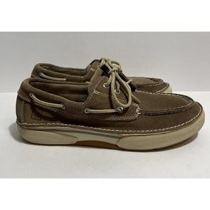 SPERRY Top Sider Men’s 9.5 Largo 3 Eyelet Suede Boat Shoes Ran95